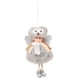 thumbnail image 1 of Xihbxyly Ángel de Navidad, Adorable Adorno de Tela, Colgante para Árbol, Accesorio Festivo, Ideal para El Hogar o La Tienda, 8 X 15 Cm., 1 of 2