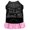 Black W/Light Pink, variant on Pet Dog Cat Dress Rhinestone, "It's All About Me"