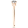 thumbnail image 3 of ANGARA Natural 0.41 Ct. Diamond Classic Engagement Ring in 14K Rose Gold for Women (Ring Size: 5), 3 of 9