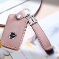 thumbnail image 5 of CHAO 1 Uds. Funda protectora para llave de coche (blanca) para Volvo S90 V90 XC90 XC60 XC40 con llavero, 5 of 5