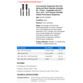 thumbnail image 2 of Front and Rear Suspension Strut Coil Spring and Shock Absorber Assembly Kit - 4 Piece - Compatible with 2011 - 2012, 2014 - 2019 Chrysler 300 RWD without Performance Suspension 2015 2016, 2 of 2