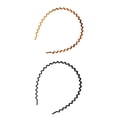 thumbnail image 1 of 2x Zig Hair Band Diademas Con Ondas Dentadas / Mujeres Hombres Niñas Accesorio Para El Cabello Sunnimix Diademas Zig Mujer, 1 of 8