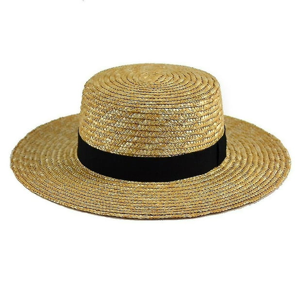 Sombreros de navegante para mujer, sombrero de paja, ala ancha, disfraz de Halloween y Navidad