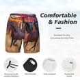thumbnail image 3 of KLL a herd of horses for Mens Swim Trunks Quick Dry Swim Shorts with Built-in Compression Liner Funny Swimwear Bathing Suits-Large, 3 of 6