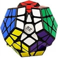 thumbnail image 3 of QiYi Megaminx Speed Cube, 3x3x3 Dodecahedron Puzzle Cube for All Ages, ABS Plastic Black, 3 of 5