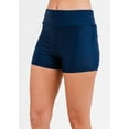 thumbnail image 6 of Calypsa Women's and Women's Plus High Waisted Swim Shorts, 6 of 11