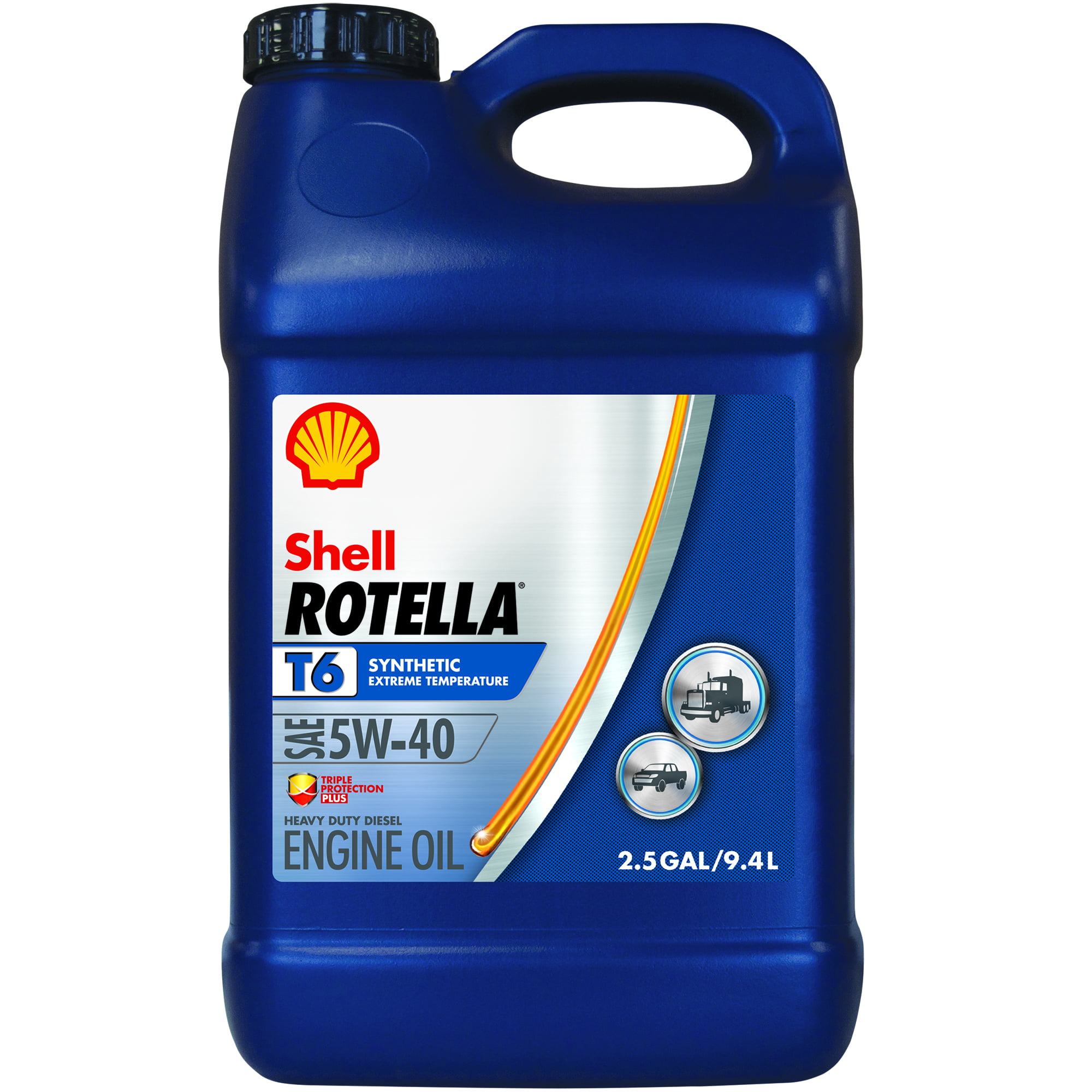 Rotella T6 5W-40 Full Synthetic Heavy Duty Engine Oil, 2.5 gal Rotella T6 5w40 Vs Mobil 1
