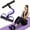 Purple, variant on Multifunctional 6-Tube Foot Pedal Resistance Band Trainer - Purple Elastic Yoga Fitness for Abs, Arms, Legs & Stretching, Home Gym Equipment