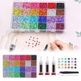 thumbnail image 3 of 2026 New DIY Bedazzler Kit: 30000Pcs 3MM Multicolor Flatback Resin Rhinestones - With Tweezers & B7000 Jewelry Glue for DIY Crafts, Nail Art, Fabric & Clothing Bedazzling, 3 of 6