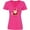 Hot Pink, variant on Inktastic Christmas Pickleball Santa Women's V-Neck T-Shirt