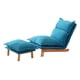 thumbnail image 2 of Puf Sillón Sillón Moderno Sofá Perezoso Individual para Juegos Tatami Interior azul, 2 of 10