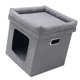 thumbnail image 4 of de gatitos, condominio para gatos, cómodo condominio para gatos, escondite para jugar, almohadillas interiores, cama plegable para gatos, cubo Yinane Cama para gatitos, 4 of 8