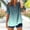 Army Green, variant on IROINNID Women's V-Neck Short Sleeve Printed T-Shirt Summer Button Casual Tops Loose Fits Non-Positioning Beach Tee(Black,XL)