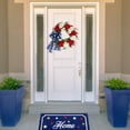 thumbnail image 2 of Northlight Tulip Patriotic Wreath with Star Bow - 24", 2 of 7