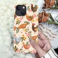 thumbnail image 6 of Case Compatible with iPhone 14 Plus, Scratch Resistant Hybrid Double Layer Hard Shell, Flower Chicken, 6 of 6
