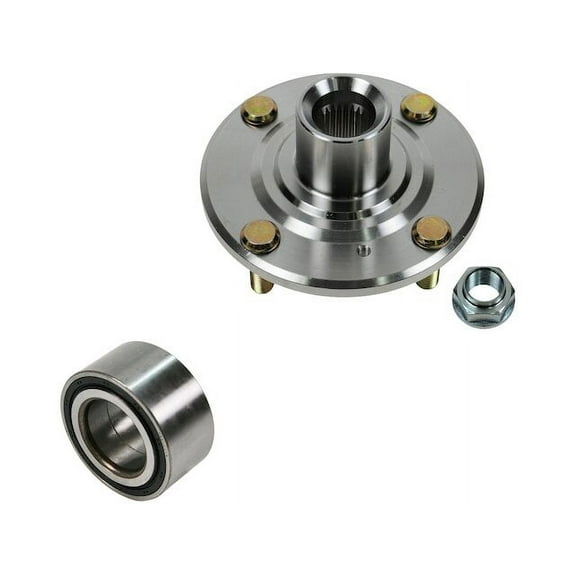 Front Wheel Hub and Bearing Kit 2 Piece - Compatible with 1998 - 2002 Honda Accord 2.3L 4-Cylinder 1999 2000 2001