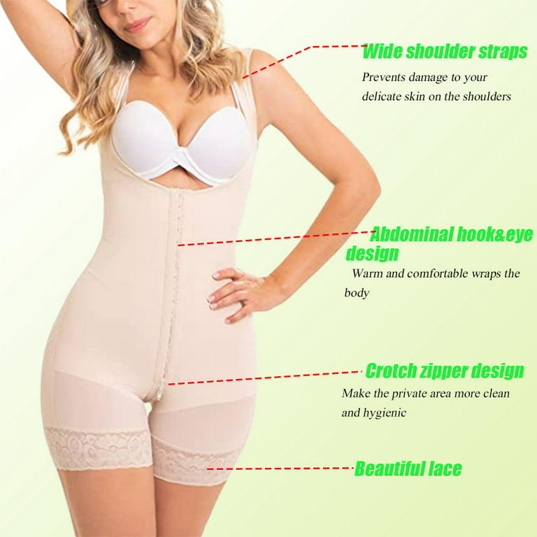 JOSHINE Full Body Shaper for Women Recovery Tummy Tuck Plus Size