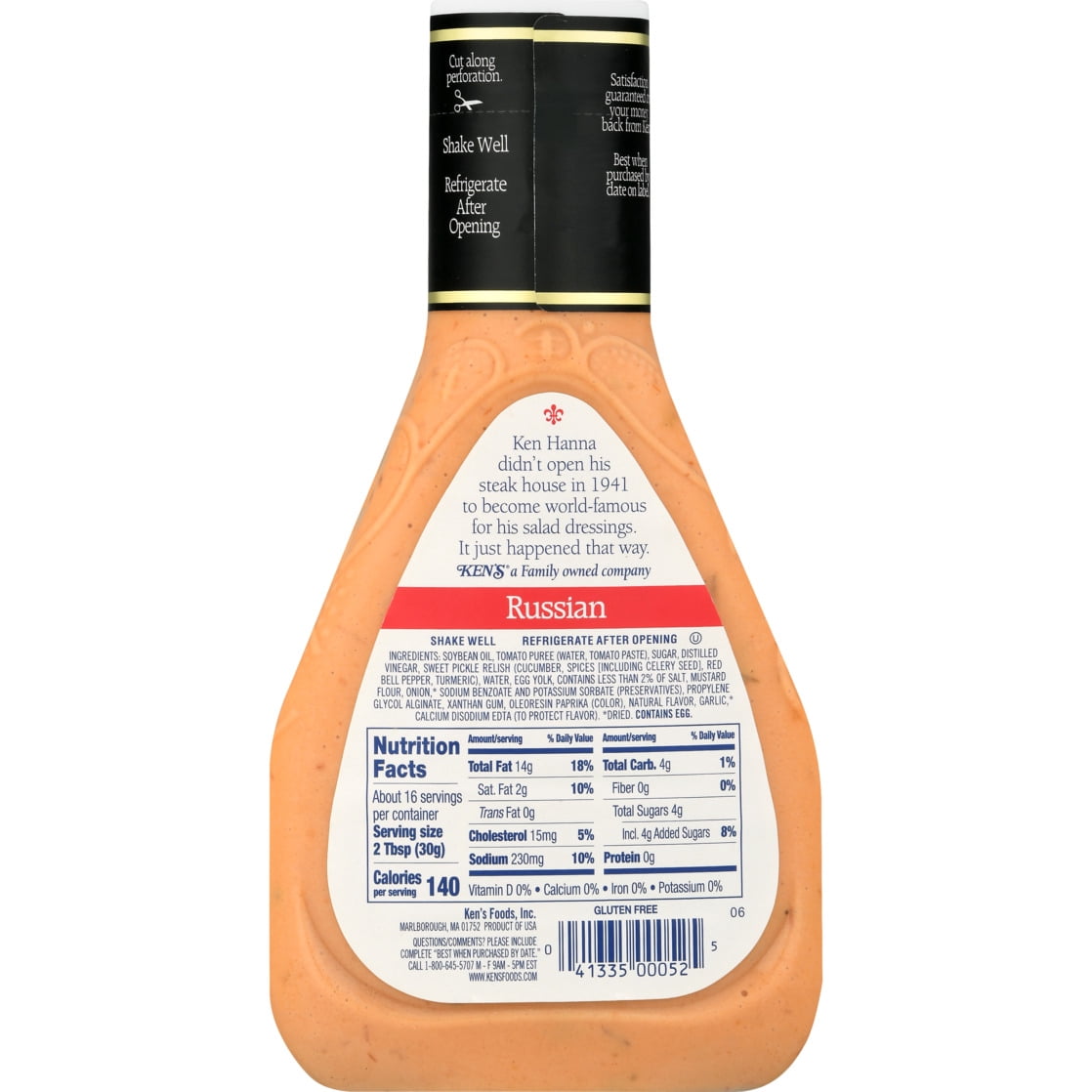 Ken's Steak House® Russian Salad Dressing 16 fl oz