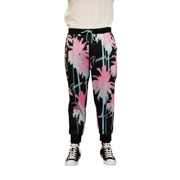 Wesc Paradise Lost All Over Print Men's and Big Men's Piped Jogger ...