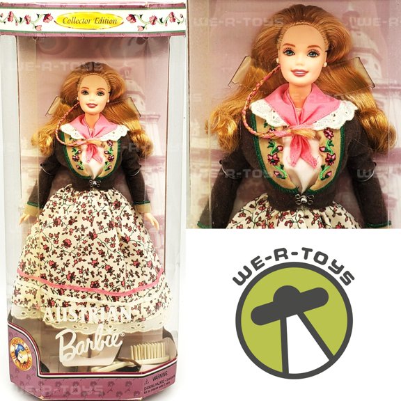Austrian Barbie Dolls of the World Collector Edition 1998 Mattel 21553 NRFB