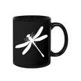 thumbnail image 2 of White Dragonfly Mug - SPIdeals Designs,, 2 of 4