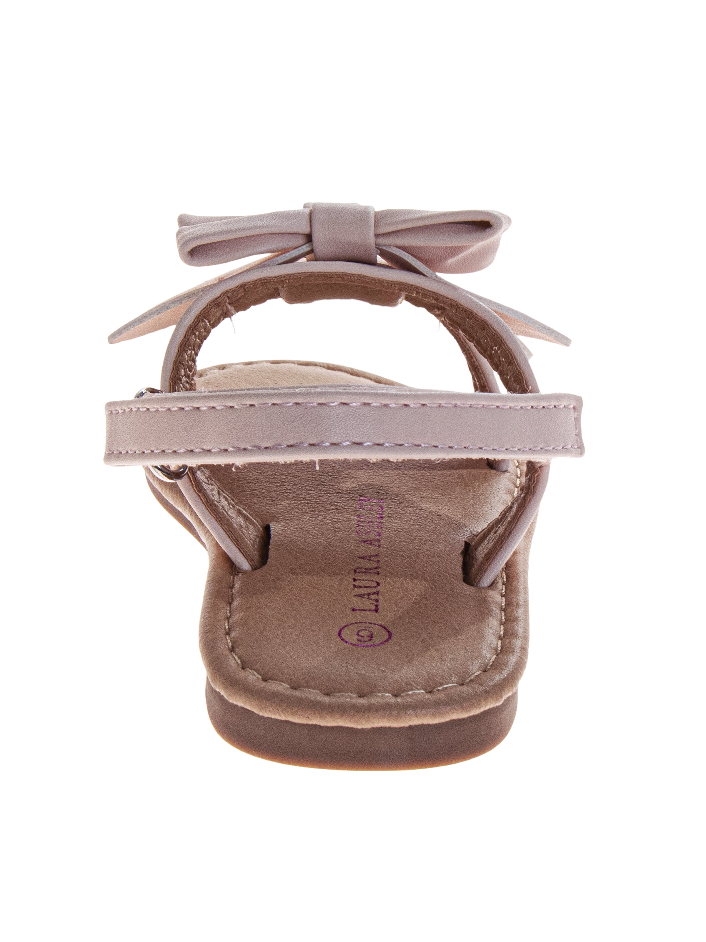 Laura Ashley Toddler Girls Bow Strap Sandals