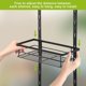 thumbnail image 4 of Estante de ducha colgante de metal, organizador de almacenamiento para baño, cesta, estante ordenado, 4 of 8