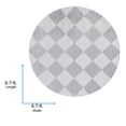 thumbnail image 5 of Livabliss Washable Rugs for Living Room, 7ft Round Lillian Modern Off-White Round Area Rug, Bedroom Dining Room Home Decor Stain Resistant Carpet (6'7" x 6'7"), 5 of 7