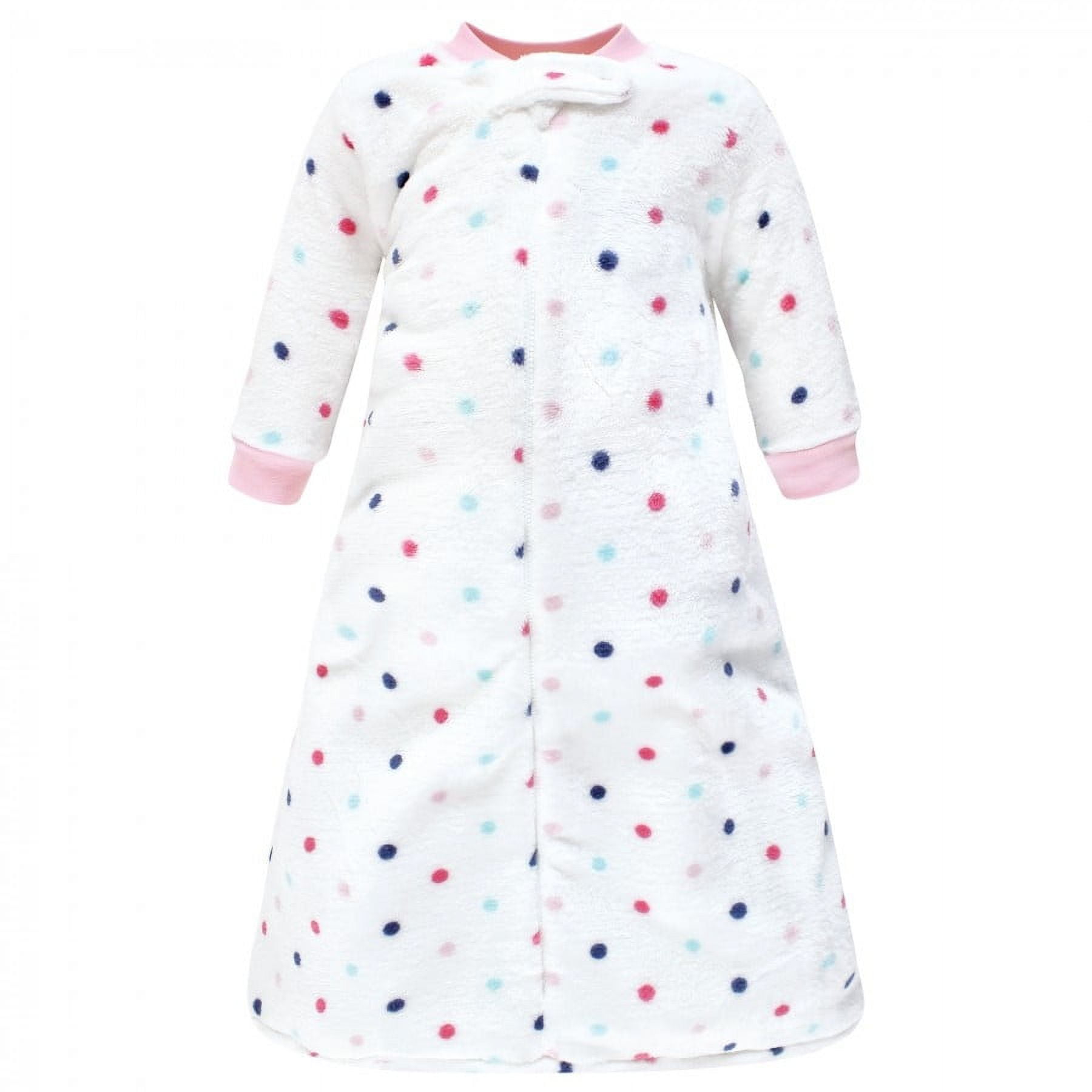 Hudson Baby Infant Girl Plush Long-Sleeve Sleeping Bag, Sack, Blanket, Llama, 0-9 Months