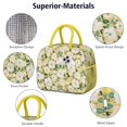 thumbnail image 4 of Womens Pioneer Flower Floral Print Pattern Lunch Box for Work,Insulated Lunch Bag for Women,Loncheras Para Mujer,Leakproof Adult Lunch Bag for Work,Beach,Travel,Picnic,Camping, 4 of 7