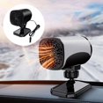 thumbnail image 4 of Car Heater Demister Defroster Winter/Cold Weather Anti-Fog for Vehicle Fog Windshield Defogging Foggy 12V Black, 4 of 8
