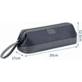 thumbnail image 2 of Shockproof Hair Tool Storage Bag for Curling Iron, Large Capacity Organizer Bag for Hair Accessories Tools, Dark Gray, 2 of 8