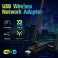 thumbnail image 4 of Adapter, USB WiFi Adapter Support 802.11AX WiFi6E  For PC, 4 of 8