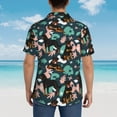 thumbnail image 6 of Xecao Rottweiler print Hawaiian shirt - a stylish short-sleeve button-down for men, perfect for casual beach and tropical outings., 6 of 9