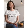 thumbnail image 2 of I Am Thankful For My Son Women T-Shirt, Female Medium, 2 of 4