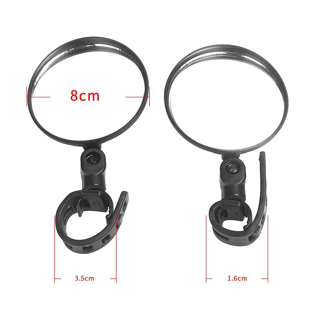 2x Electric Scooter Rearview Mirror For Xiao*mi  M365 NINEBOT Mountain Road Bike 