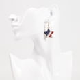 thumbnail image 6 of YYKihy Patriotic Metal Earrings USA Independence Day American Flag Earrings 4th Of July Earrings Patriotic Star Earring For Independence Day, 6 of 8
