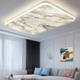 thumbnail image 3 of Ceiling Light Cover for Classroom, White and Gold Marble Texture Magnetic Fluorescent Light Covers Filter for School,Office, 2X4&nbsp; FT, Pack of 4, Abstract Lines, 3 of 8