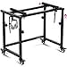 thumbnail image 3 of Liquid Stands Piano Keyboard Stand - Electric Piano Stand for 49 54 61 88 Key - Piano Desk Music Stand Production - Piano Table Synth Stand Rolling Home Recording Studio Workstation DJ Keyboard Table, 3 of 4