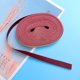 thumbnail image 4 of 1 rollo de 10 metros Simulación Plush PU Cuero Diy Polla de costura Accesorios de cuero Correa para la tira de cordón para la bolsa de coser suministros de bolso (clarete), 4 of 5