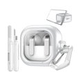 thumbnail image 1 of Chenchen Clear Case for Galaxy Buds 4 & Galaxy Buds 4 Pro (2026) with Secure Lock, TPU Hard Shell Transparent Cover for Samsung Buds 4 Pro with Phone Stand Function, Cleaning Kit & Keychain, White, 1 of 1