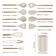 thumbnail image 2 of Set De Utensilios Cocina.14pcs Utensilios De Silicon Cocina BEIGE, 2 of 5