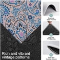 thumbnail image 3 of Blue Paisley and Floral Pattern Kitchen Rugs Sets Of 3,Kitchen Runner Rugs Non Skid Washable,Decorative Kitchen Floor Mats for Kitchen,Sink,Laundry,17"x30"+ 17"x47" + 17"x59", 3 of 6