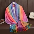 thumbnail image 4 of MGEZCOO Fashion Women's Silk Scarf Luxury Satin Shawl Wraps, 4 of 8