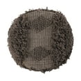 thumbnail image 6 of GDF Studio Edene Boho Handmade Fabric Stool with Metal Accents, Dark Brown, 6 of 6