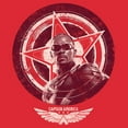thumbnail image 2 of Men's Captain America: Brave New World Sam Wilson Distressed Shield Portrait  Graphic T-Shirt, 2 of 5