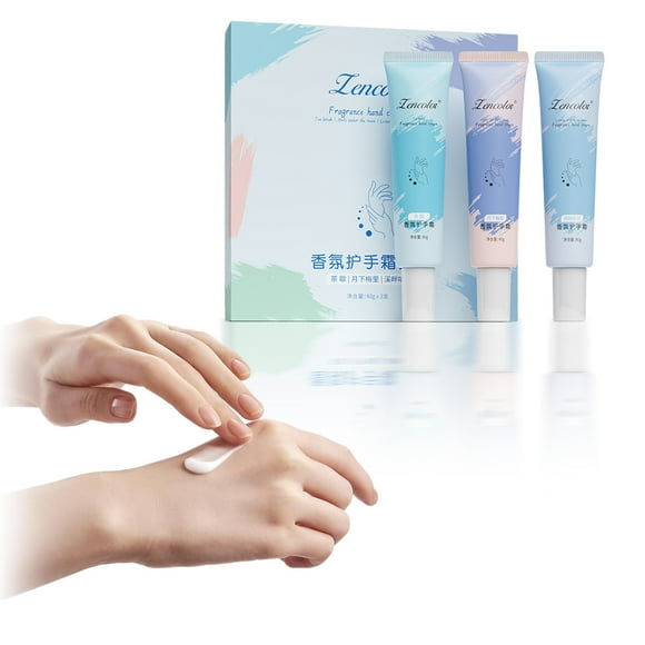 TopLLC 3 Pack Hand Cream Gift Set Enriched With Shea Butter And Glycerin For Dry Hands-Softing Hydrating Moisturing Travel Size Hand Cream- Gifts For Women- Birthday hand lotion