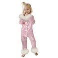 thumbnail image 3 of Byoo Girls Christmas Pajama Set Reindeer Print Button Down Long Sleeve Top Pants 2PC Pj's Xmas Soft Sleepwear, 3 of 5