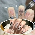 thumbnail image 6 of Nail Art Pens,10 Colors Double Ended Metallic Nail Marker Pens Graffiti Dotting Drawing Painting Liner Pen,Quick-Drying Acrylic Paint Pen for Home Salon Quickly Dry Nail Art(1 Set), 6 of 8