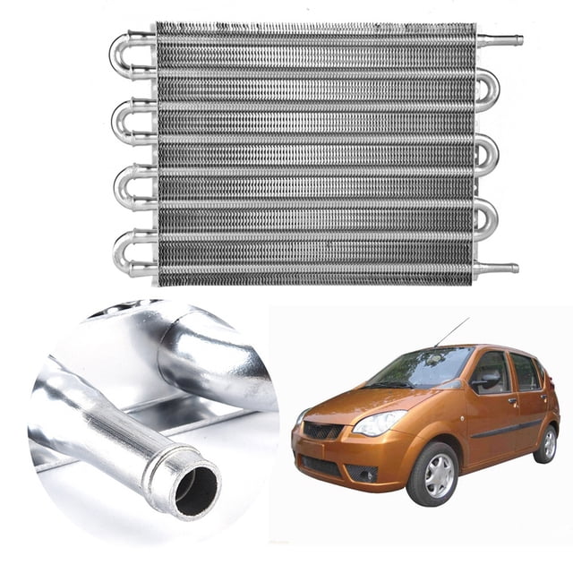 Kit De Refrigerador De Aceite De Transmisión Remota De 8 Filas Para Automóvil De 8 Filas, Material De aleación De Aluminio Premium, Protector